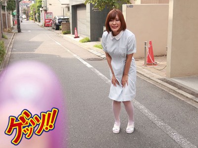 休憩時間中の美脚ナースに「リモバイ」を着けて10分耐えたら謝礼をもっとあげますとお願いしたところ･･･
